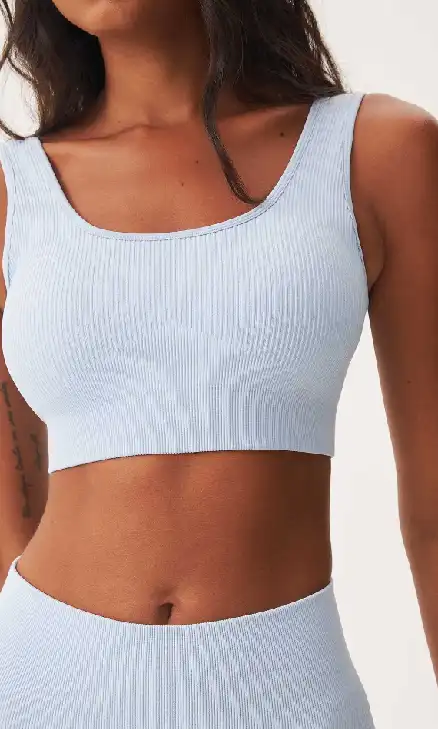 TOP HERING CANELADO SEM COSTURA