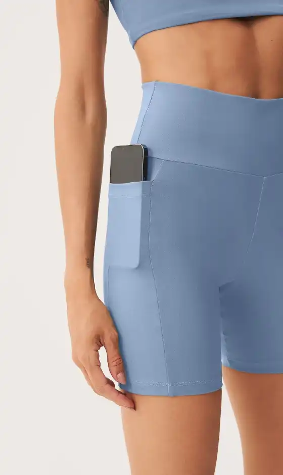 BERMUDA HERING CINTURA ALTA BOLSO LATERAL