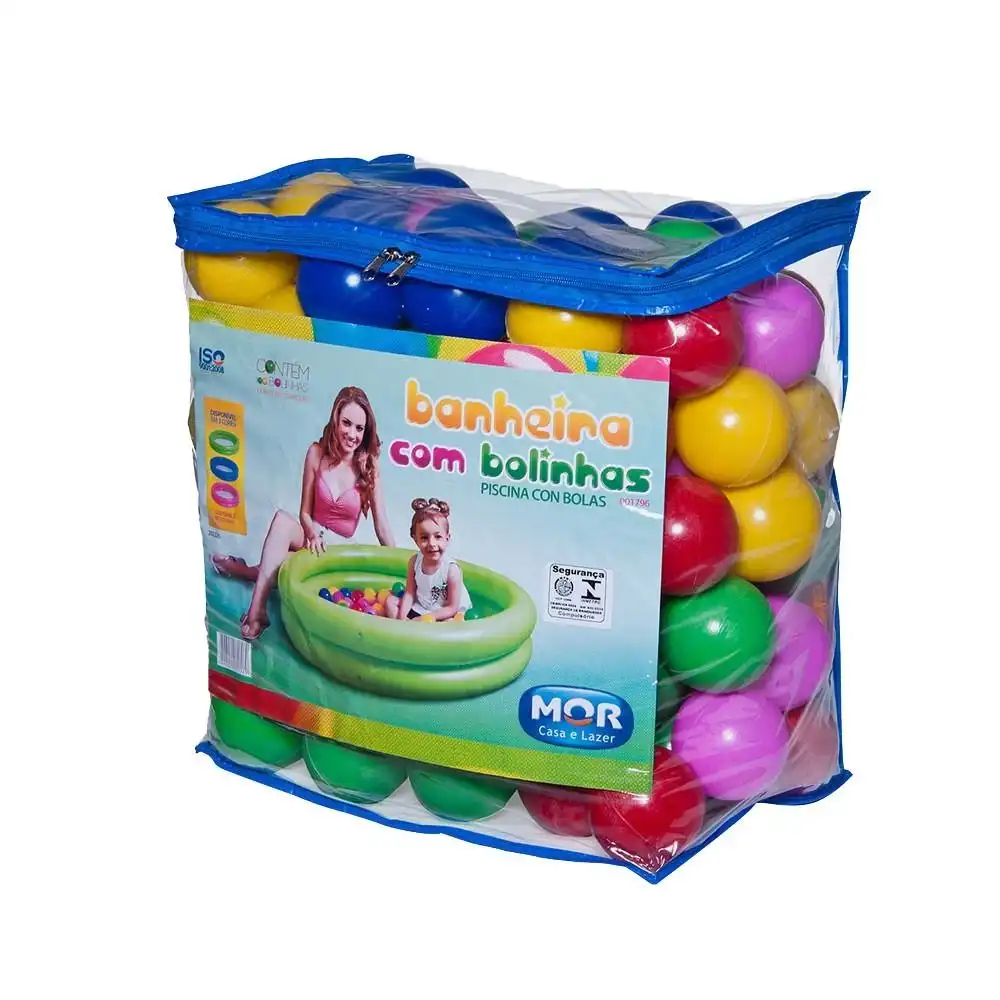 PISCINA MOR INFLAVEL COM BOLINHAS 130L