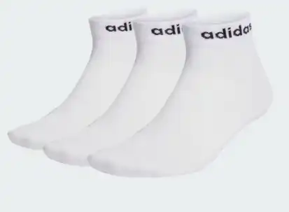 MEIA ADIDAS CANO CURTO 3 PARES