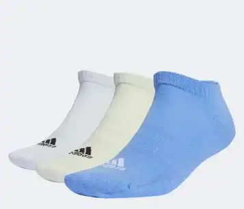 MEIA ADIDAS CANO BAIXO 3 PARES