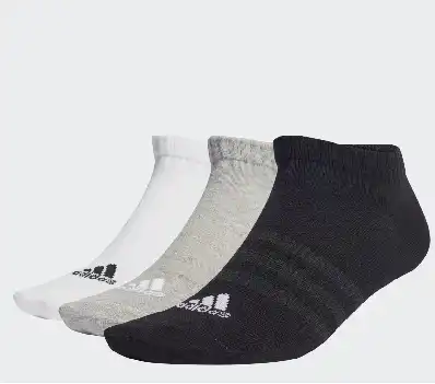 MEIA ADIDAS 3 PARES CANO CURTO