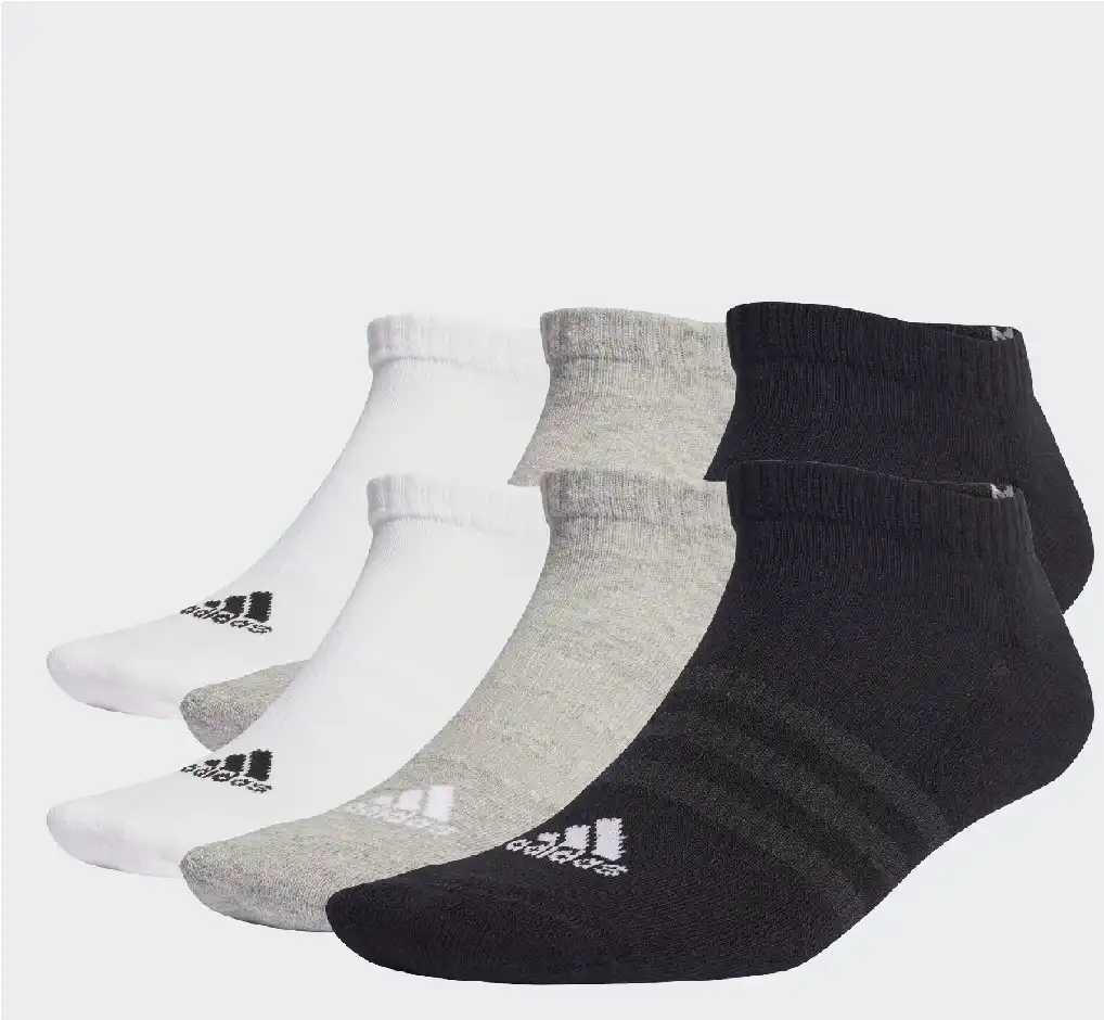 MEIA ADIDAS 6 PARES C/CURTO