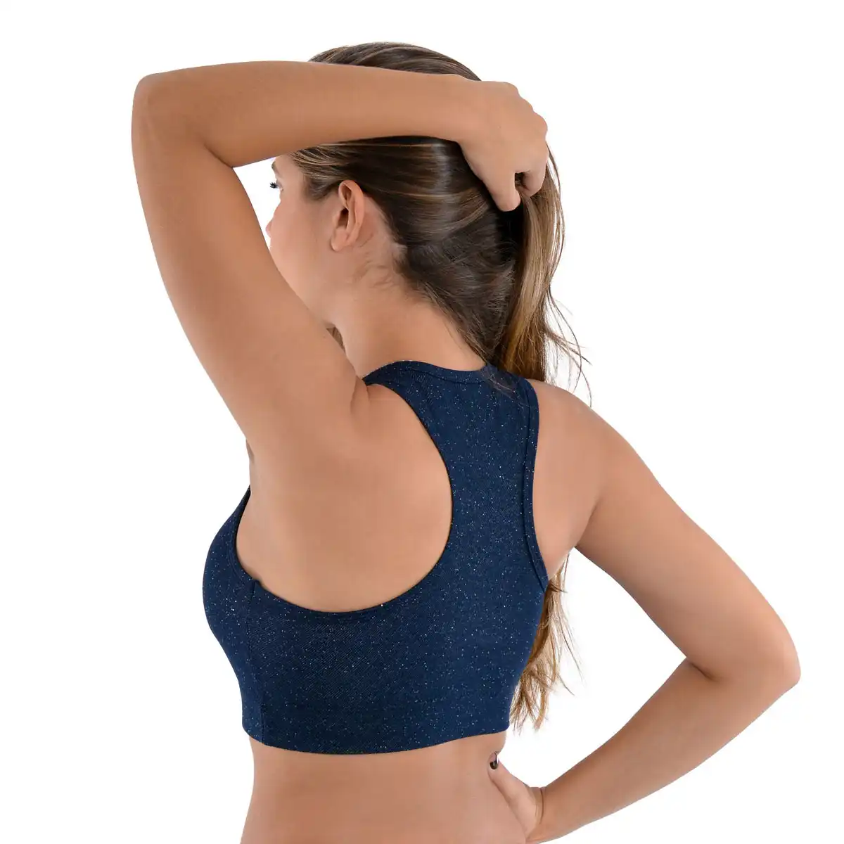 TOP SELENE JEANS COM GLITER