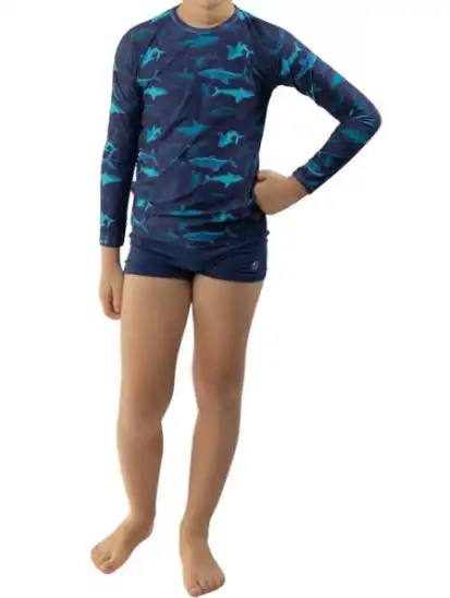 CAMISA GINGA TÉRMICA MANGA LONGA ESTAMPADA UV