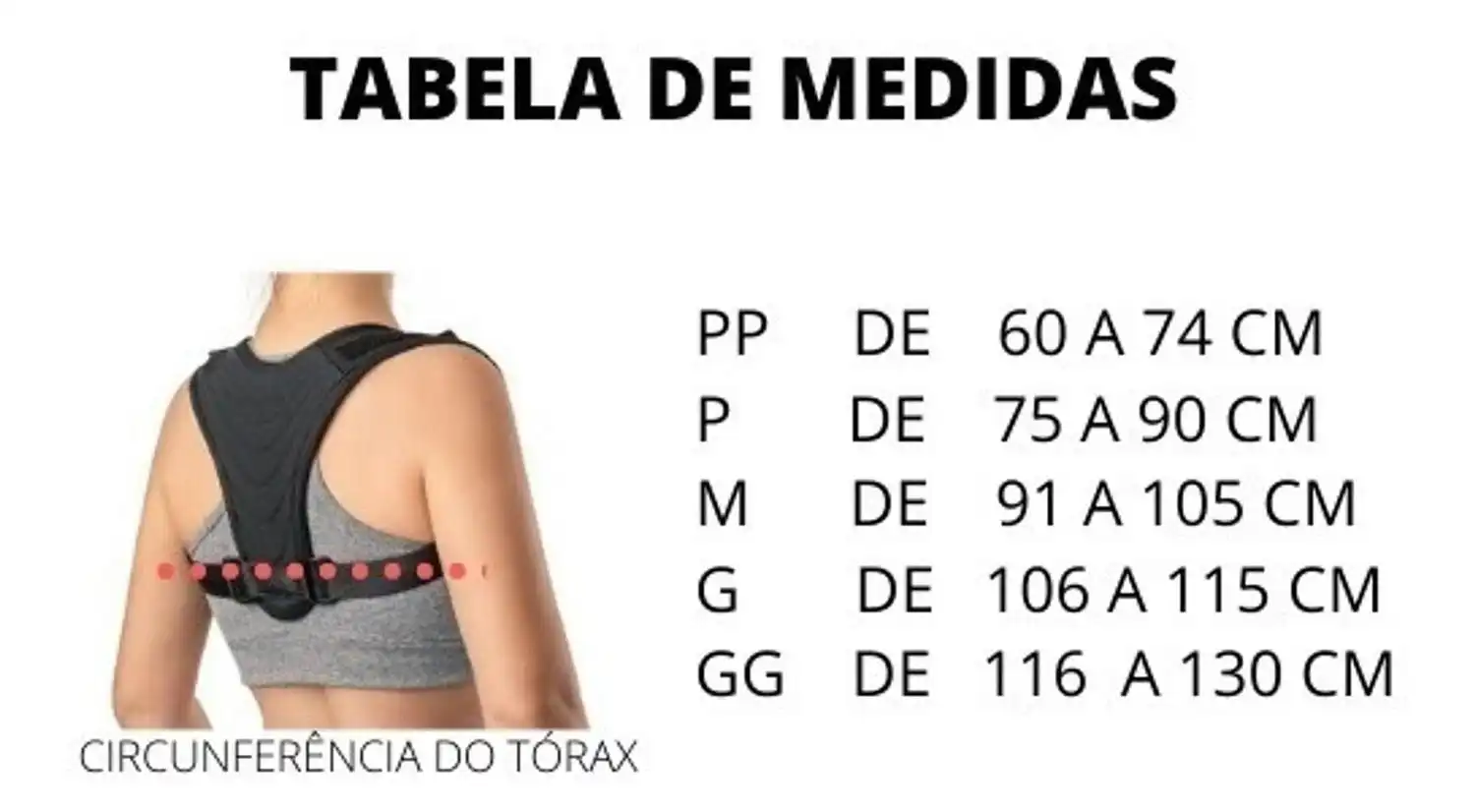 CORRETOR POSTURAL HIDROLIGHT LEAN