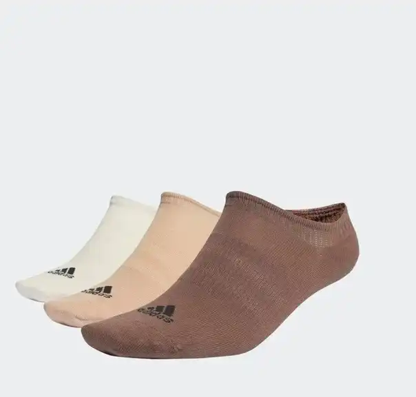 MEIA ADIDAS 3 PARES SEM CANO SPORTWEAR