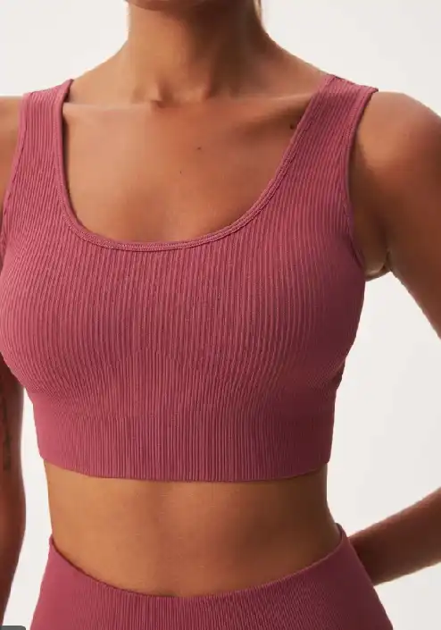 TOP HERING CANELADO SEM COSTURA