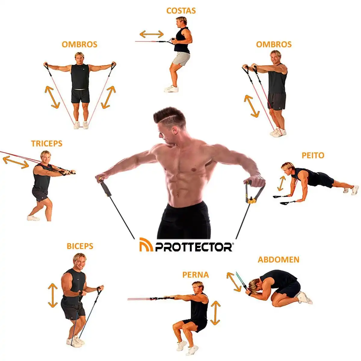 EXTENSOR PROTTECTOR BICEPS E TRICEPS