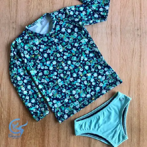 CONJUNTO PRAIA GINGA TÉRMICA MANGA LONGA